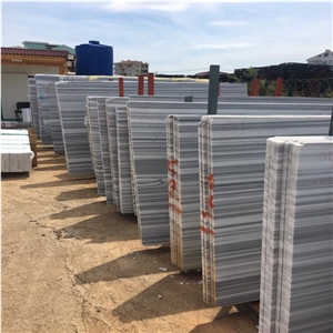 Polished Asher Grey Marble Slabs