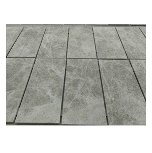 Polished Gray Clouds Marble Tiles