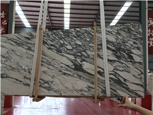 Polished Marmo Arabescato Di Carrara Slabs