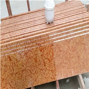 Polished Red Asiago Marble Tiles