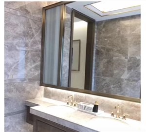 Polished Shay Grey Marble for Decoration