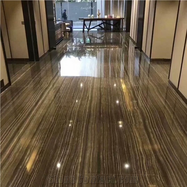 Polished Tobacco Brown Marble for Floor