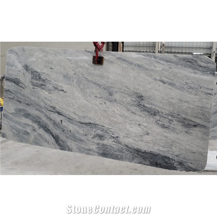 Project Tiles Blue Mountain Veins Grey Marble