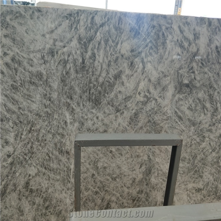 Snow Fox Marble Slabs,Grey Alps Marble Tiles