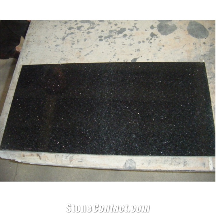Star Black Galaxy Marble Stone for Countertops