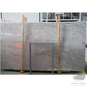 Cheap New Ionia Grey Marble Slabs Tiles for Vanity
