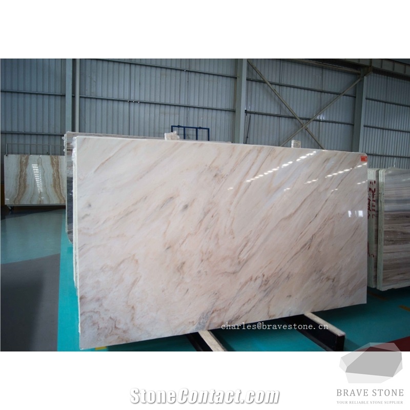 Palissandro White Marble Slabs and Wall Cladding