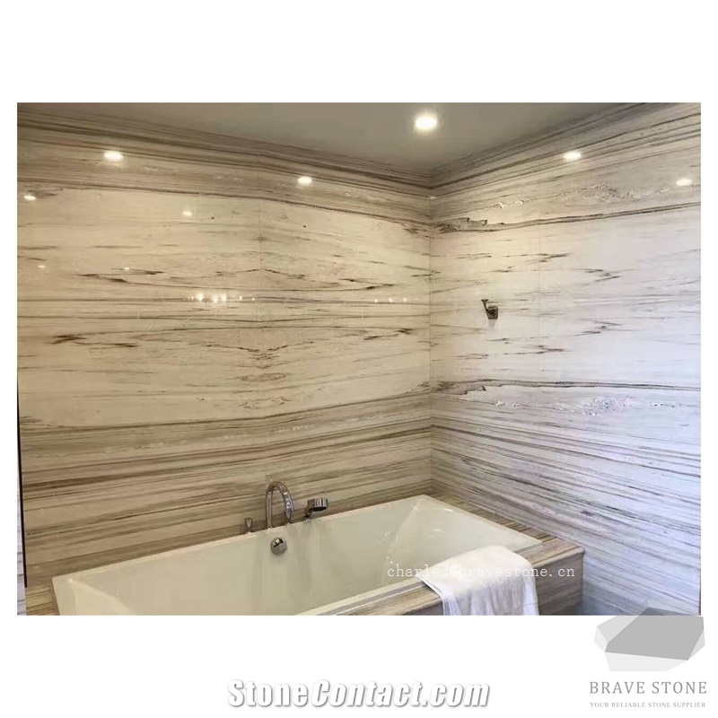 Palissandro White Marble Slabs and Wall Cladding
