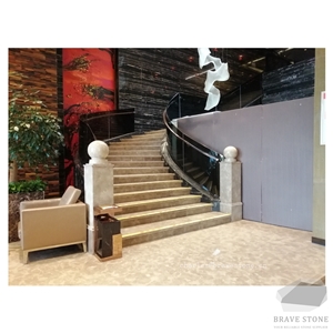 Persian Gray Marble Stair Step Stone