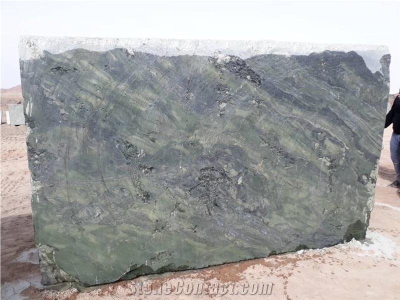 Persian Green Granite, Iran Green Granite Block