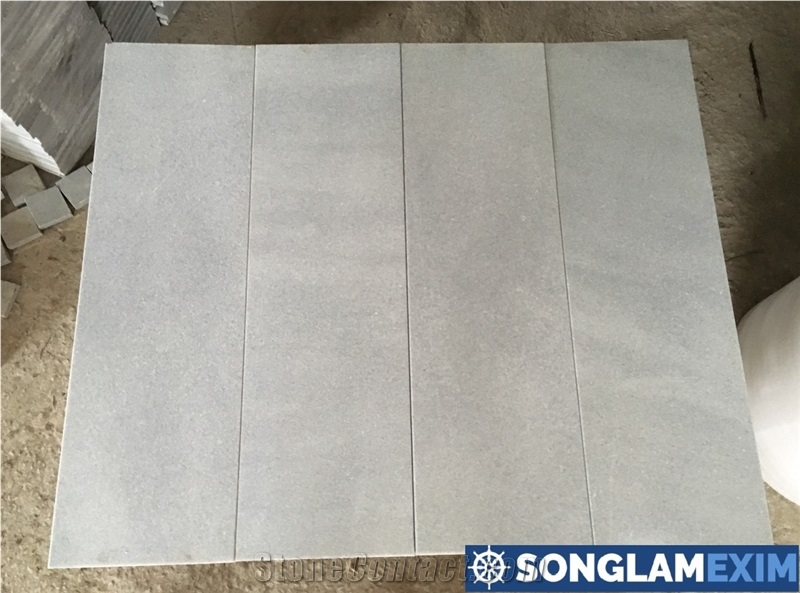 Sandblasted Light Grey Marble Tile