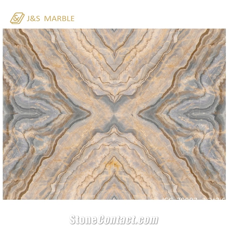 Book Match Marble Yinxun Palisandro Marble Slabs