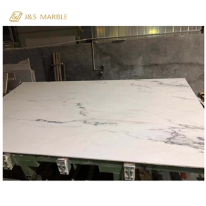 China Export Lincoln White Marble Tile