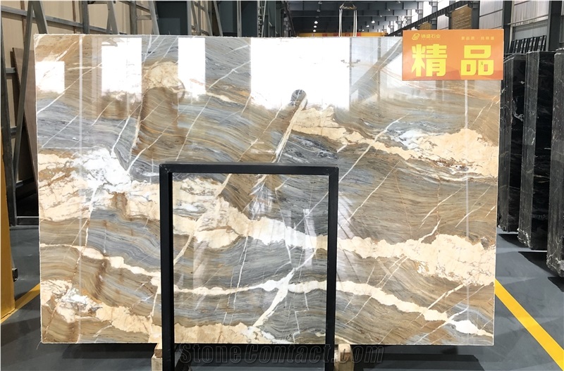 Siena Gold Marble Slabs Yellow Marble Tiles