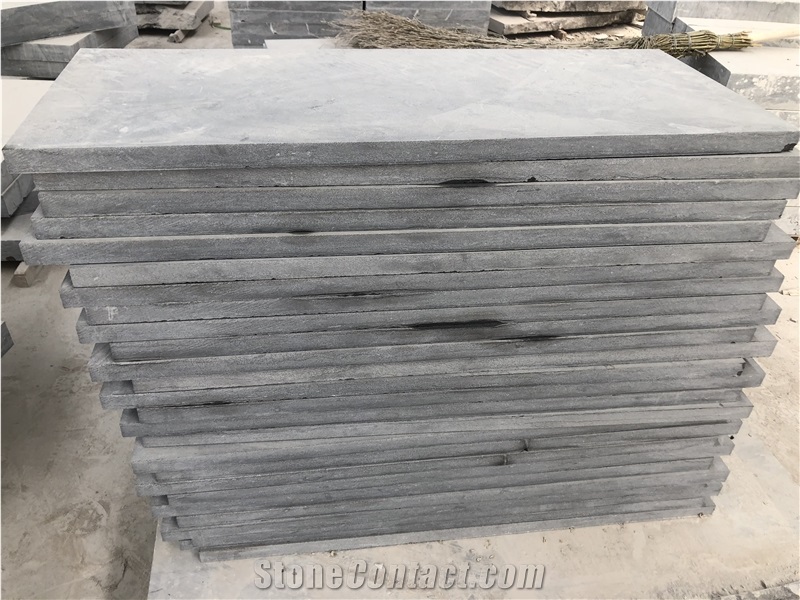 Polished China Grey Bluestone Slabs & Tiles