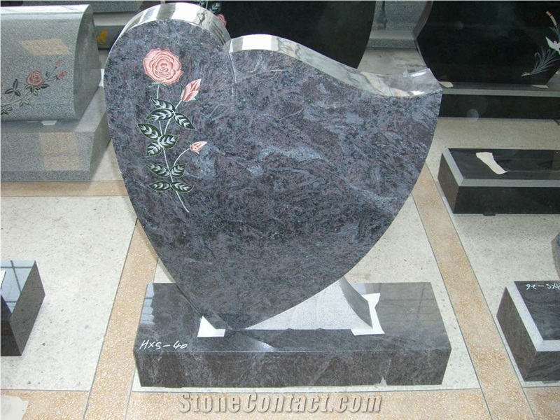 Hungary Style Granite Monument Tombstone Headstone