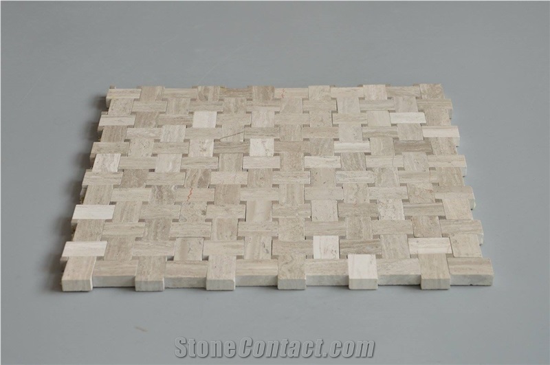 Beige Marble Stone Mosaic Tile