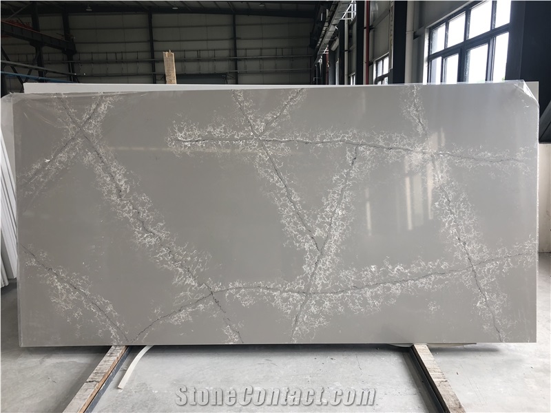 Carrara Grey Quartz Stone Slabs