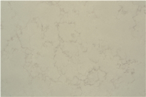 Ivory White Pattern Quartz Stone Slab