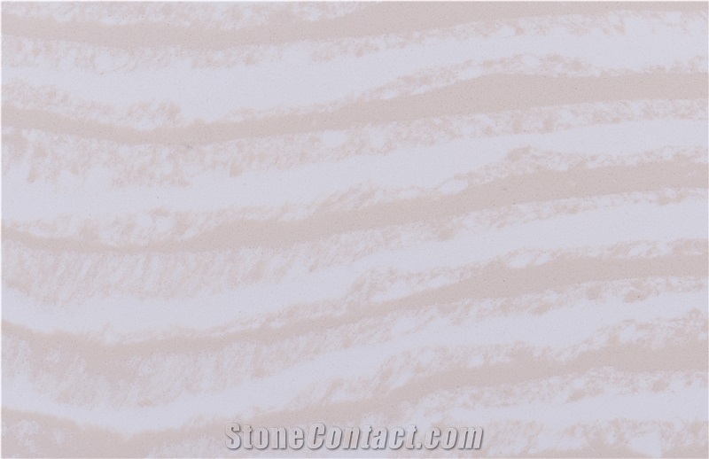 New Wood Pattern Quartz Stone Slab