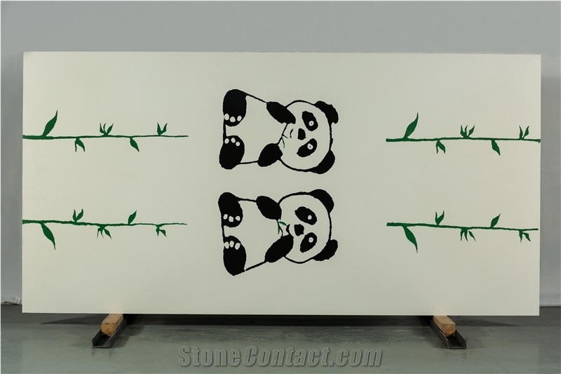 Panda Quartz Slabs