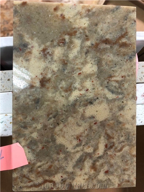 Unique Pattern Quartz Stone Slab