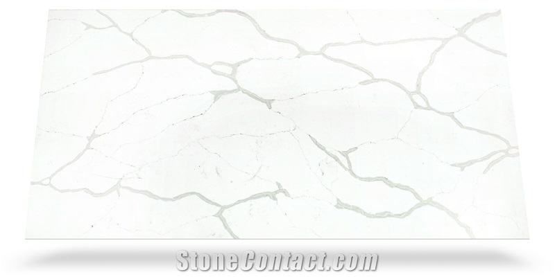 White Calacatta Quartz Stone Slabs