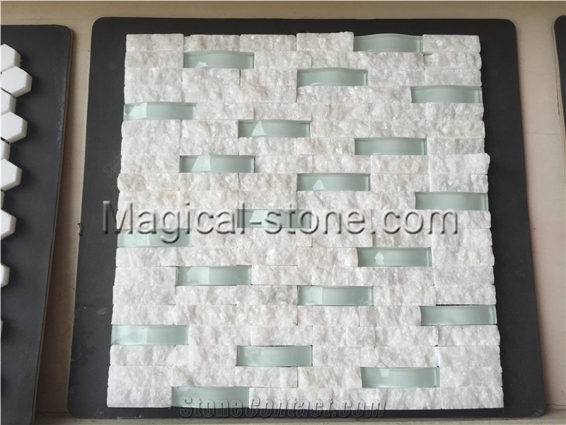 Composited Marble Mosaic,Glass Mosaic,Metal Mosaic
