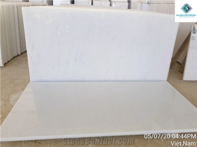 Crystal White Marble Grade B- Second Quality
