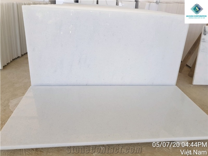 Crystal White Marble Grade B- Second Quality