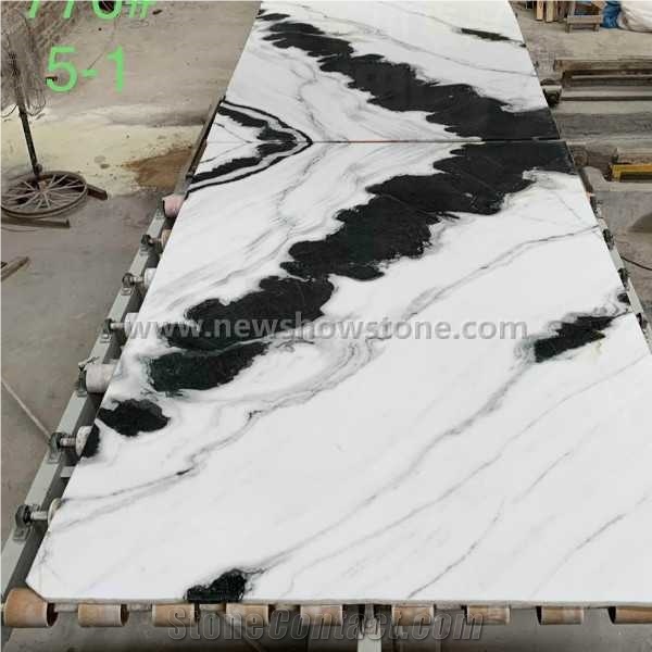 China Panda White Marble Big Slab
