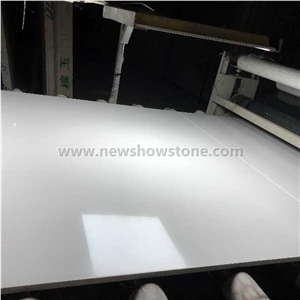 Super White Artificial Marble Slab
