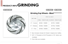 Grinding Cup Wheels- Blast