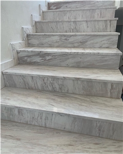 Volakas Spider Marble Staircase