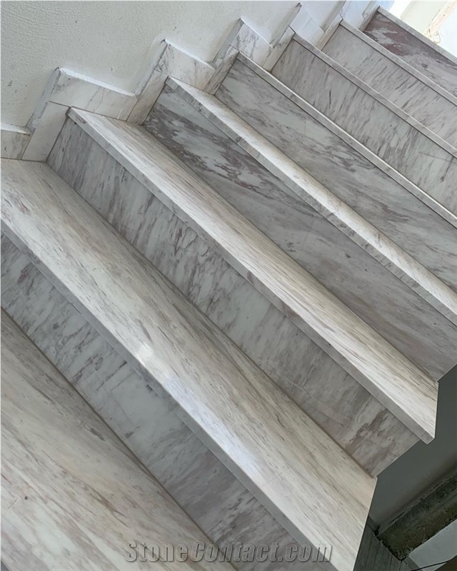 Volakas Spider Marble Staircase
