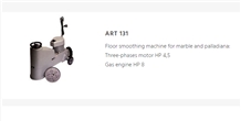 Art 131 Floor Smoothing Machine for Marble and Palladiana