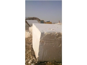 Persian White Limestone Block, Iran White Limestone