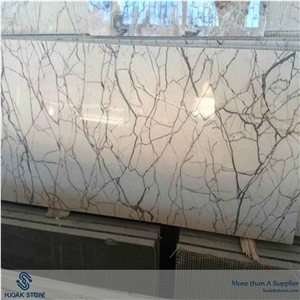 White Spider Marble Block,Persian White Spider Marble