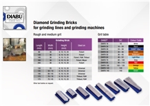 Diamond Grinding Bricks for Grinding Lines and Grinding Machines
