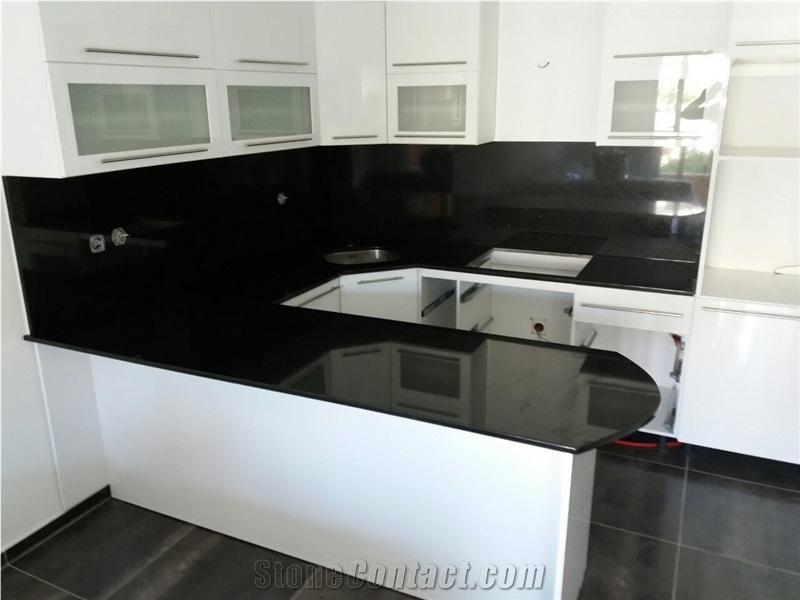 Kitchen Black Granite Countertop