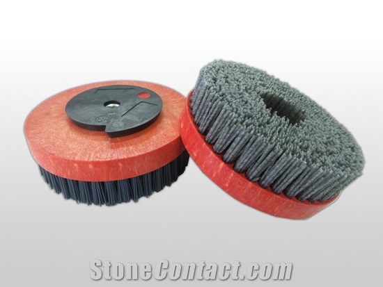Silicon Carbide Brushes D. 125mm E 150mm Sic Black for Granite