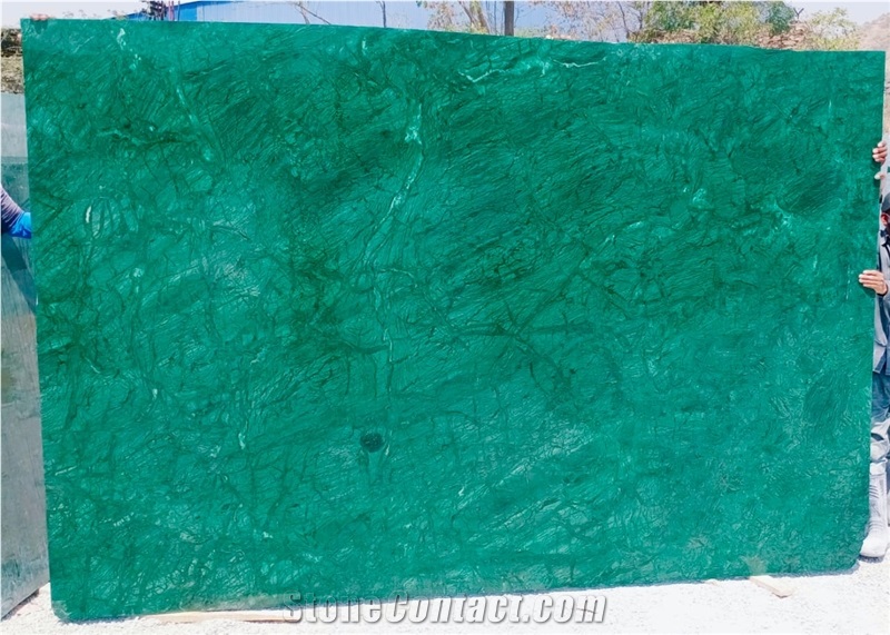 Verde Green Marble Polish Slabs