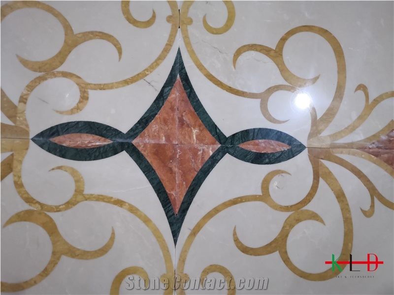 Chinese Water Jet Marble Waterjet Medallions