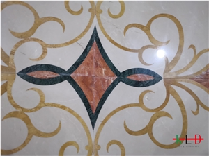 Chinese Water Jet Marble Waterjet Medallions