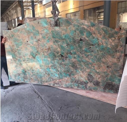 Amazon Green Granite Luxury Stone Quartzite Slab