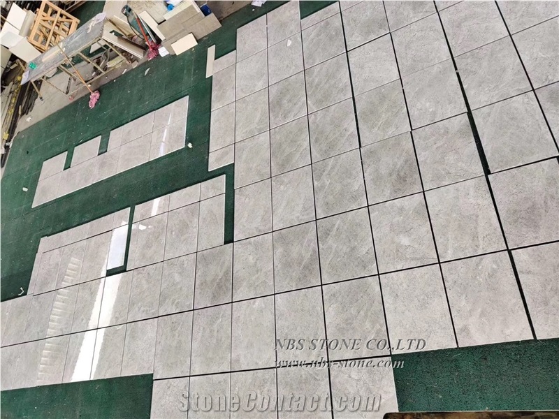 Beige Marble Tundra Grey Slab Flooring Tile
