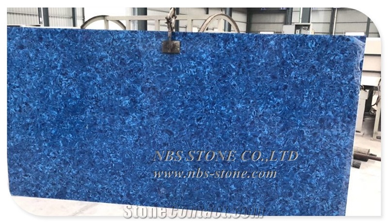 Blue Artifical Quartz Stone Slab
