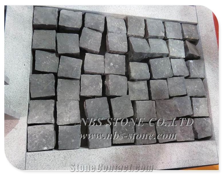 G684 Black Granite Cube Stone Paving Stone Cobble