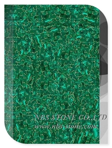 Green Malachite Agate Slabs Semipreciious Stone