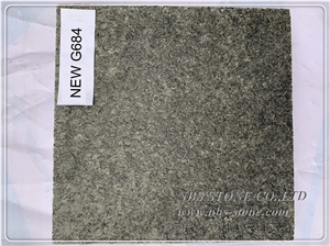 Manufacture G684 Black Basalt Stone Flooring Tiles